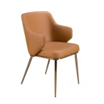 Silla polipiel marrón