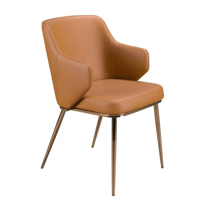 Silla polipiel marrón - Imagen 4