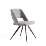 Silla tela gris